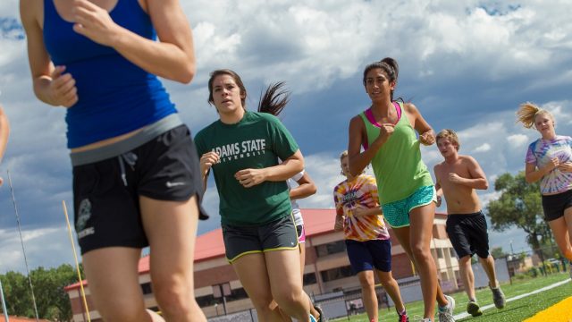 Students Running